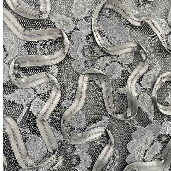 Vintage 80s Patra Soutache Lace Womens Blazer 11/12 Bow Holiday Glam Whimsigoth - Picture 13 of 13